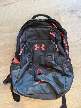 Under Armour Black & hot pink Women's Backpack